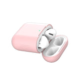 Husa AirPods cu Inel Prindere Roz - vivimall.ro