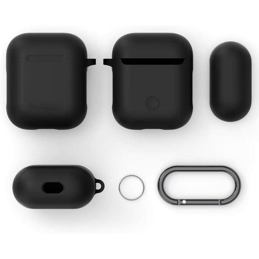 Husa AirPods Pro cu Inel Prindere Negru - vivimall.ro