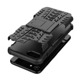 Husa de Protectie, Flippy, pentru Apple iPhone 11, Defender Model 3 cu Suport, Silicon, Plastic, Negru - vivimall.ro