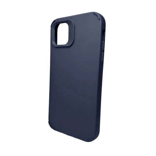 Husa Apple iPhone 13 Pro, Vivimall, din Silicon Lichid, Interior din Microfibra, Lentile Fosforescente de Protectie Camera, Anti Amprenta, Rezistenta la Socuri, Albastru Marin - vivimall.ro