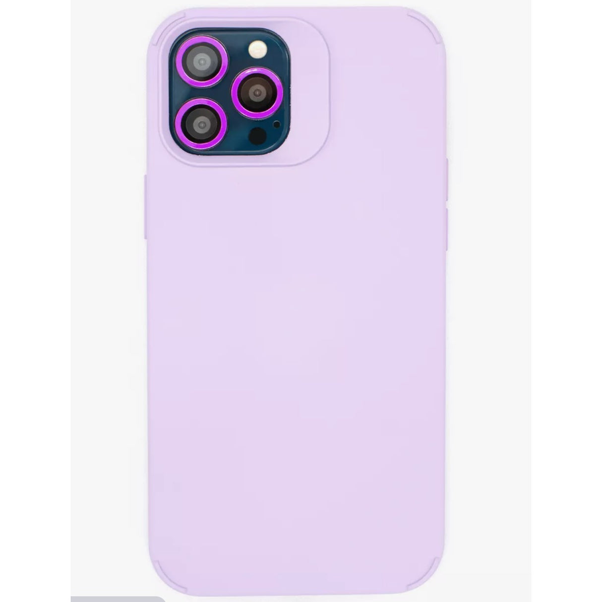 Husa Apple iPhone 14, Vivimall, din Silicon Lichid, Interior din Microfibra, Lentile Fosforescente de Protectie Camera, Anti Amprenta, Rezistenta la Socuri, Mov - vivimall.ro