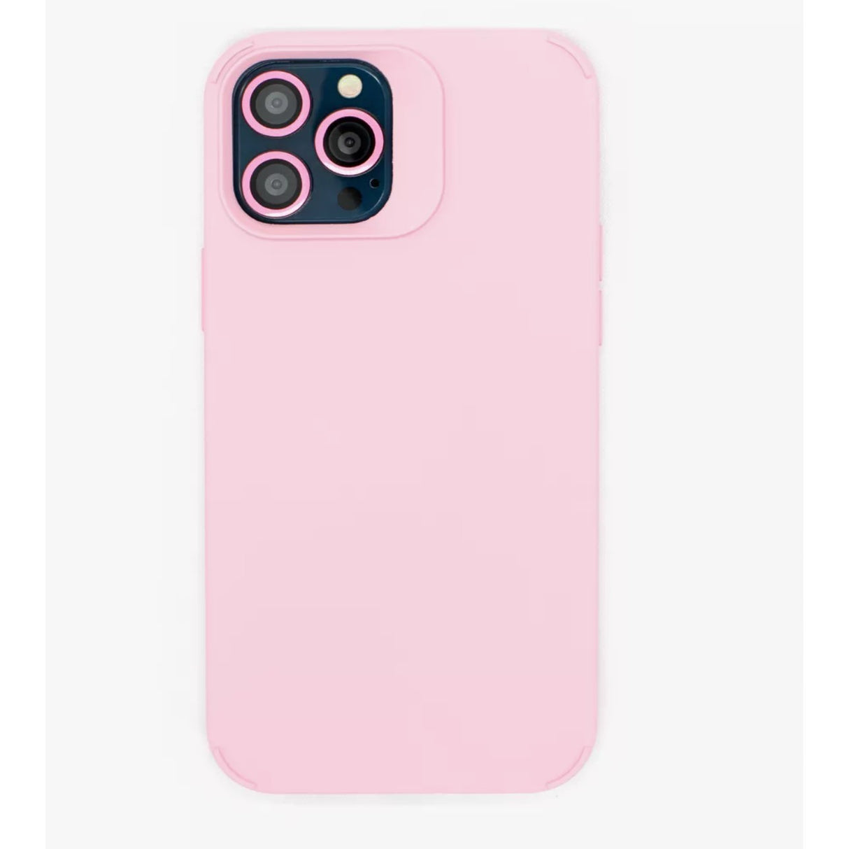 Husa Apple iPhone 15, Vivimall, din Silicon Lichid, Interior din Microfibra, Lentile Fosforescente de Protectie Camera, Anti Amprenta, Rezistenta la Socuri, Roz - vivimall.ro