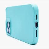 Husa Apple iPhone 15 Pro, Vivimall, din Silicon Lichid, Interior din Microfibra, Lentile Fosforescente de Protectie Camera, Anti Amprenta, Rezistenta la Socuri, Bleu - vivimall.ro