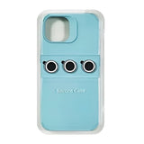 Husa Apple iPhone 15 Pro, Vivimall, din Silicon Lichid, Interior din Microfibra, Lentile Fosforescente de Protectie Camera, Anti Amprenta, Rezistenta la Socuri, Bleu - vivimall.ro