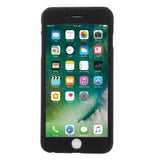 Husa Apple iPhone 6/6S Full Cover 360 Negru + Folie de protectie - vivimall.ro