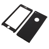 Husa Apple iPhone 6/6S Full Cover 360 Negru + Folie de protectie - vivimall.ro