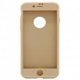 Husa Apple iPhone 6/6S IPAKY Full Cover 360 Auriu + Folie Cadou - vivimall.ro