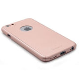 Husa Apple iPhone 6/6S IPAKY Full Cover 360 Roz Auriu + Folie Cadou - vivimall.ro