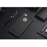 Husa Apple iPhone 6/6S Tpu, carbon, Negru - vivimall.ro