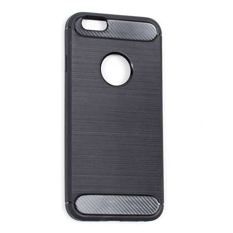 Husa Apple iPhone 6/6S Tpu, carbon, Negru - vivimall.ro