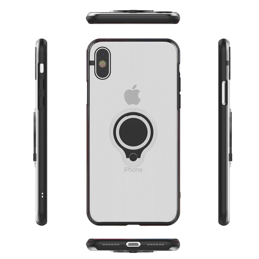 Husa Apple iPhone 6 Armor Ring cu inel magnetic Transparent - vivimall.ro