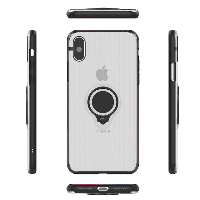 Husa Apple iPhone 6 Armor Ring cu inel magnetic Transparent - vivimall.ro