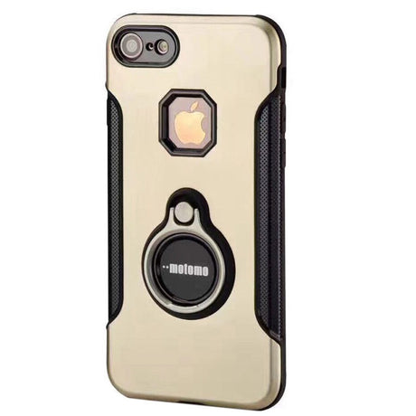 Husa Apple iPhone 6 Plus/6S Plus Motomo Ring Auriu - vivimall.ro