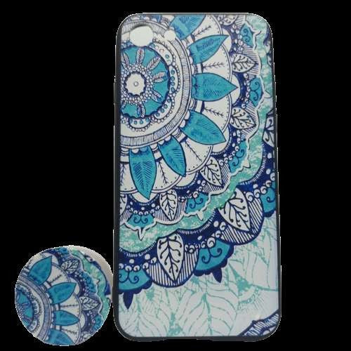 Husa Apple iPhone 6 Plus/6S Plus Multicolor Model Frunza + Suport inclus - vivimall.ro