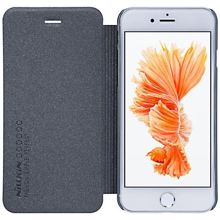 Husa Apple iPhone 6 Plus/6S Plus Nillkin Sparkle Flip Alb - vivimall.ro