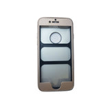 Husa Apple iPhone 6 Plus Full Silicone 360 Auriu + Folie de protectie - vivimall.ro