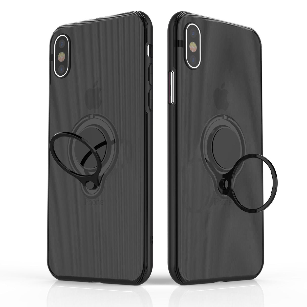 Husa Apple iPhone 7 Armor Ring cu inel magnetic Negru - vivimall.ro