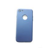 Husa Apple iPhone 7 Full Silicone 360 Albastru + Folie de protectie - vivimall.ro