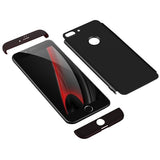 Husa Apple iPhone 7 Plus/iPhone 8 Plus Ultra-subtire 3 in 1 Negru - vivimall.ro
