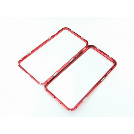 Husa Apple iPhone 7 Plus Magnetic 360, Rosu - vivimall.ro