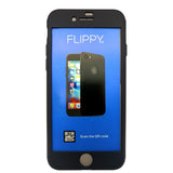 Husa Apple iPhone 7 Premium Full Cover 360 Negru + Folie Cadou - vivimall.ro