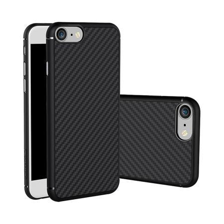 Husa Apple iPhone 8 Nillkin Synthetic Fiber Negru - vivimall.ro