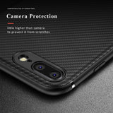 Husa Apple iPhone 8 Plus IPAKY Carbon Fiber Negru - vivimall.ro