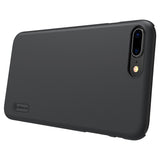 Husa Apple iPhone 8 Plus Nillkin Frosted Shield Negru + Folie de protectie - vivimall.ro