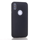 Husa Apple iPhone X Full Silicone Negru - vivimall.ro