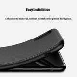 Husa Apple iPhone X IPAKY Carbon Fiber Negru - vivimall.ro