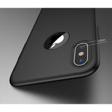 Husa Apple iPhone X IPAKY Full Cover 360 Negru + Folie Cadou - vivimall.ro