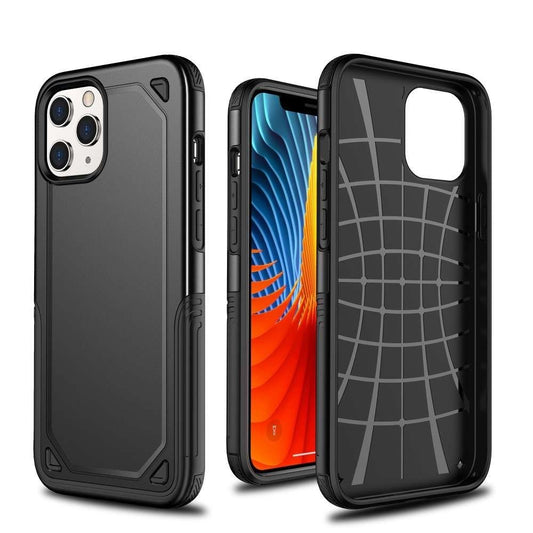 Husa Vivimall Apple iPhone X/XS Defender Model 2, Negru - vivimall.ro