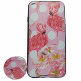 Husa Apple iPhone XR Multicolor Model Flamingo + Popsocket inclus - vivimall.ro