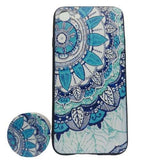 Husa Apple iPhone XR Multicolor Model Frunza + Popsocket inclus - vivimall.ro