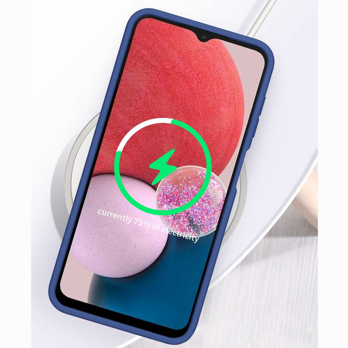 Husa Armor Design cu Stand pentru Apple iPhone 11 Pro, Albastru/Verde, Suport Auto Magnetic, Wireless Charge, Protectie Antisoc, Flippy - vivimall.ro