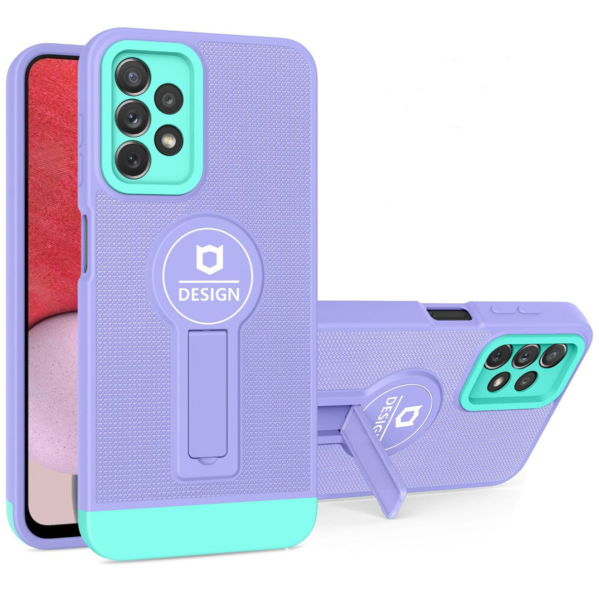 Husa Armor Design cu Stand pentru Apple iPhone 11 Pro, Mov/Albastru, Suport Auto Magnetic, Wireless Charge, Protectie Antisoc, Flippy - vivimall.ro