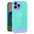 Husa Armor Design cu Stand pentru Apple iPhone XR, Blue/Mov, Suport Auto Magnetic, Wireless Charge, Protectie Antisoc, Flippy - vivimall.ro