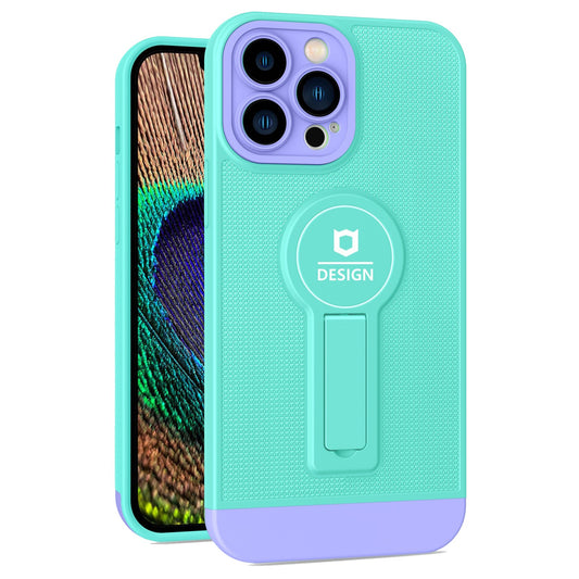Husa Armor Design cu Stand pentru Samsung Galaxy A02s/ A03s, Blue/Mov, Suport Auto Magnetic, Wireless Charge, Protectie Antisoc, Vivimall - vivimall.ro