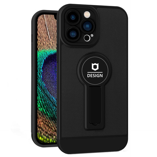 Husa Armor Design cu Stand pentru Samsung Galaxy A03, Negru, Suport Auto Magnetic, Wireless Charge, Protectie Antisoc, Vivimall - vivimall.ro