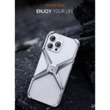 Spate transparent husă Armor X iPhone 15 Pro, rezistent la zgârieturi, detaliu material