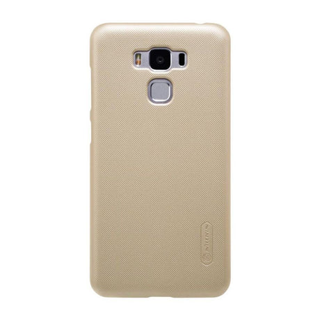 Husa Asus Zenfone Max Nillkin Frosted Shield Auriu + Folie de protectie - vivimall.ro