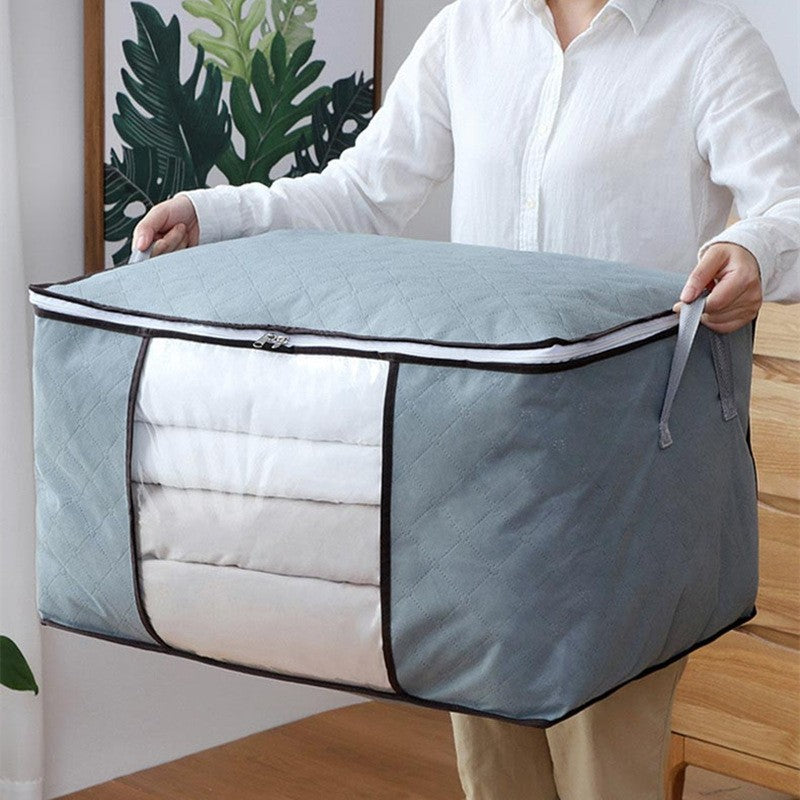 Husa De Depozitare, Intrebuintare Multipla, Pliabila, Cu Fermoar Bidirectional Si Fereastra Laterala Transparenta, Lavabila,