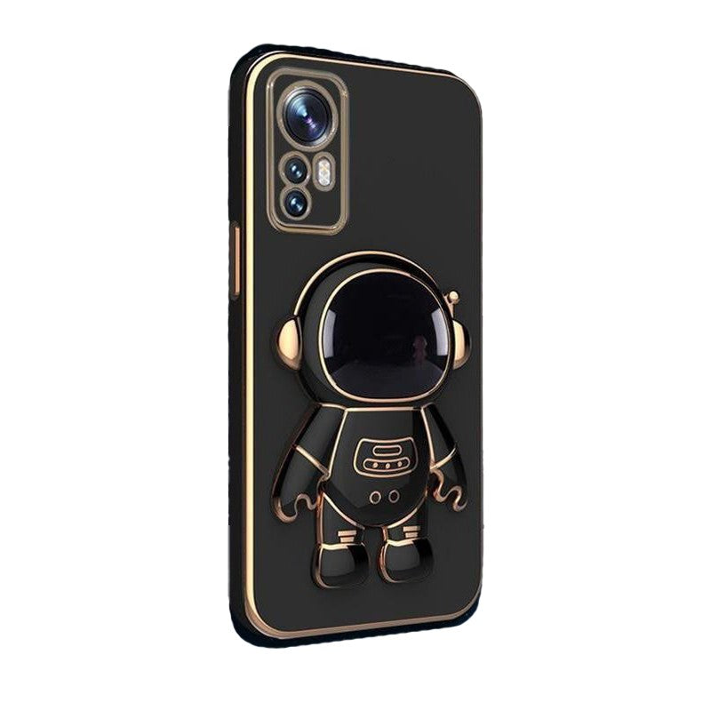 Husa de Protectie 2 in 1, Vivimall, Husa de Protectie pentru Honor 70, Model Astronaut, Husa cu Suport, din TPU, Negru - vivimall.ro
