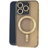 Husa de Protectie 2 in 1, Vivimall, pentru Apple iPhone 14 Pro Max, Compatibila MagSafe, Magnetica, cu Protectie Lentila, din TPU, Auriu - vivimall.ro