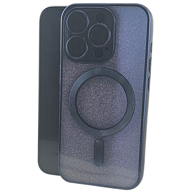 Husa de Protectie 2 in 1, Vivimall, pentru Apple iPhone 14 Pro Max, Compatibila MagSafe, Magnetica, cu Protectie Lentila, din TPU, Albastru Marin - vivimall.ro