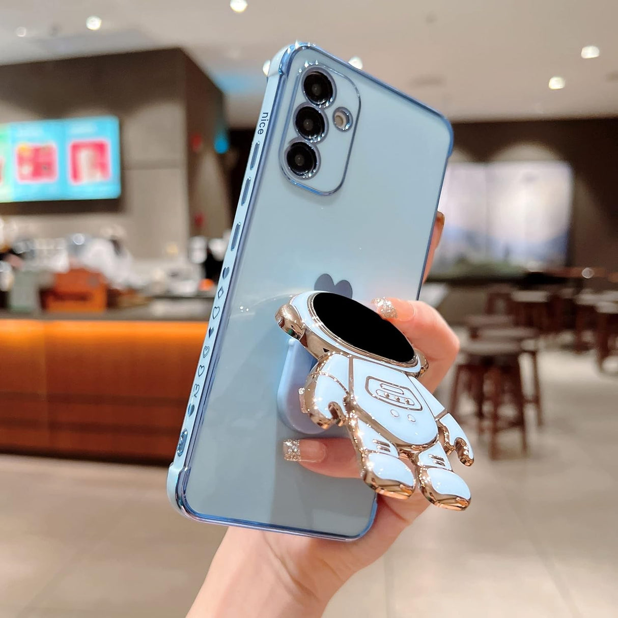 Husă TPU verde Samsung Galaxy S24 Ultra montată pe telefon, vedere ansamblu față-spate