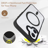 Husa de Protectie Compatibil cu iPhone 16 Plus, Vivimall, Incarcare Wireless, Tehnologie Magsafe, Carcasa din TPU/ PC, Protectie Camera, Antisoc, Antizgariere, Gri - Transparent - vivimall.ro