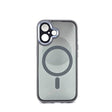 Husa de Protectie Compatibil cu iPhone 16 Plus, Vivimall, Incarcare Wireless, Tehnologie Magsafe, Carcasa din TPU/ PC, Protectie Camera, Antisoc, Antizgariere, Gri - Transparent - vivimall.ro