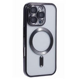 Husa de Protectie Compatibil cu iPhone 16 Pro, Vivimall, Incarcare Wireless, Tehnologie Magsafe, Carcasa din TPU/ PC, Protectie Camera, Antisoc, Antizgariere, Mov (lila) - Transparent - vivimall.ro