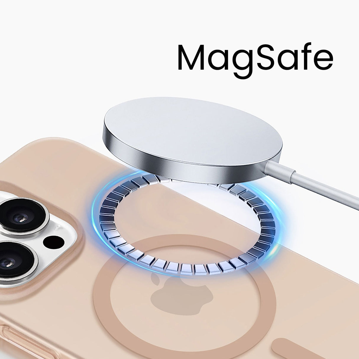 Husa de Protectie compatibila Apple iPhone 17 Pro, Vivimall, Magnetica Ultra-subtire, Anti-alunecare, Protectie PC, Rezistenta la Zgirieturi, Alb - vivimall.ro